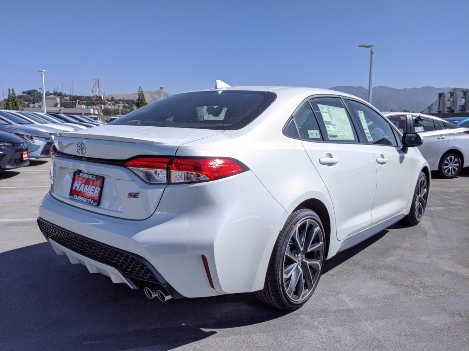 New 2021 Toyota Corolla SE 4dr Car in Mission Hills #55681 | Hamer Toyota